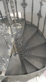Чугунная винтовая лестница "Славянская", фото 2