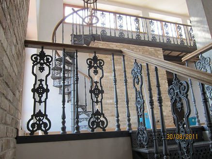 Чугунная винтовая лестница "Флорис", фото 2