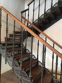 Чугунная маршевая лестница "Новая Рига", фото 3