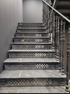 Чугунная маршевая лестница "Павловская", фото 4