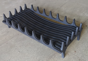 Чугунный колосник в камин "Рэтро", фото 1