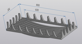 Чугунный колосник в камин "Рэтро", фото 5